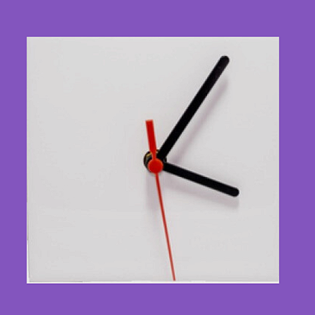 Relógio Quadrado de Cerâmica