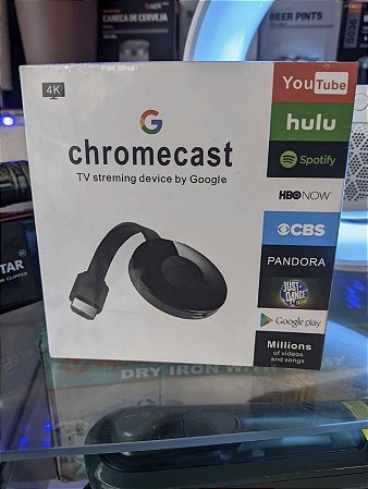 Google Chromecast 4K - Dispositivo de Streaming