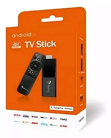 Android TV Stick 4K com Controle Remoto