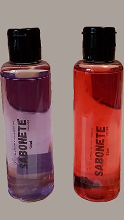 Mini Sabonete Líquido para Bolsa - Conjunto de 50ml