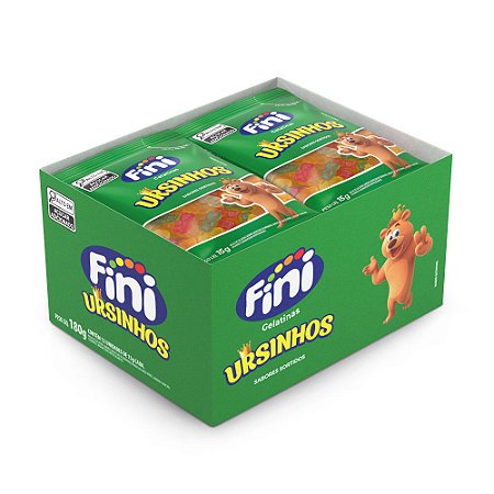 Mini Ursinhos com 12x15g cada - Fini