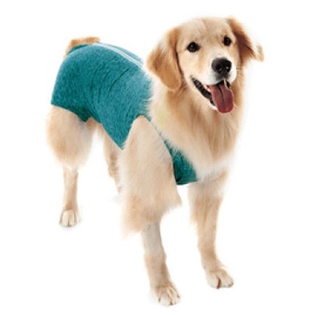 Roupa Pet Med Pós Castração Regular Dry Confort Verde Mescla Para Cães Machos - Tamanho 3