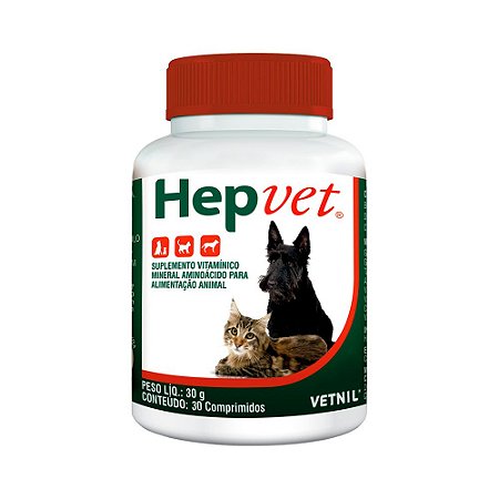 Hepvet Vetnil - 30 Comprimidos