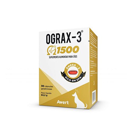 Avert, Ograx-3 1500g 30 cápsulas