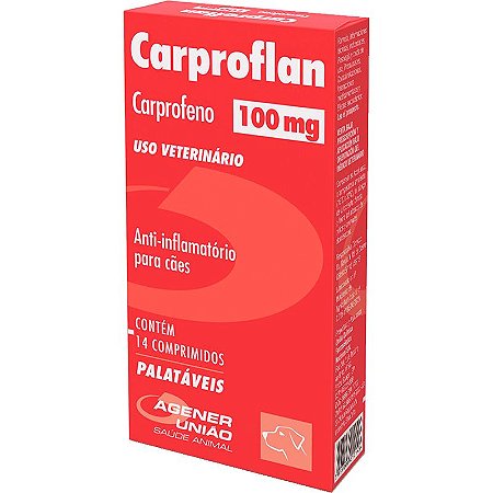 Carproflan Agener União 100mg - 14 Comprimidos