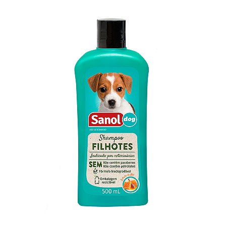 Shampoo Sanol Dog para Cães Filhotes - 500ml