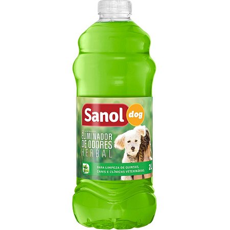 Eliminador de Odores Sanol Dog Herbal - 2 Litros