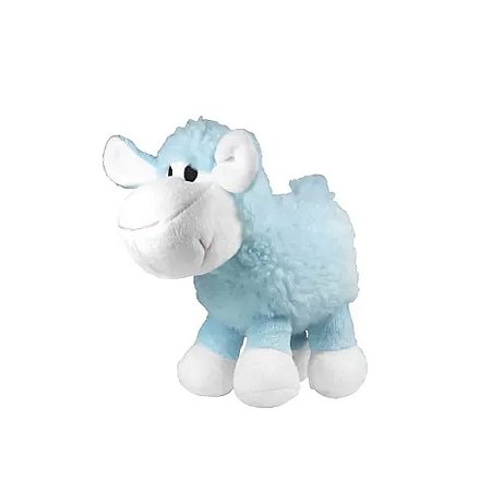 Brinquedo Jambo Mordedor De Pelúcia Ovelha Azul