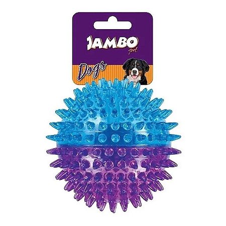 Brinquedo Jambo Bola Espinho Dual Color Grande - 9cm