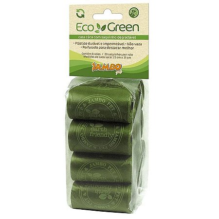 Refil Cata Caca Jambo Eco Green - Com 8 Rolos
