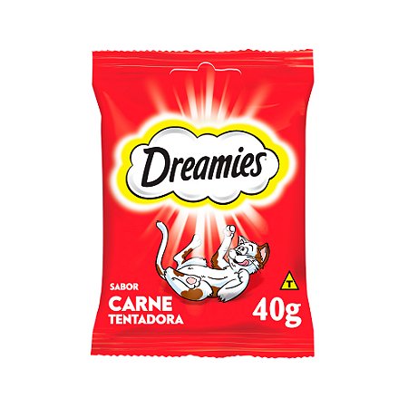Petisco Dreamies Sabor Carne Tentadora para Gatos Adultos - 40g