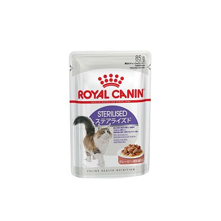 Ração Úmida Royal Canin Sterilised Gravy - 85g - Caixa c/ 12 Unidades