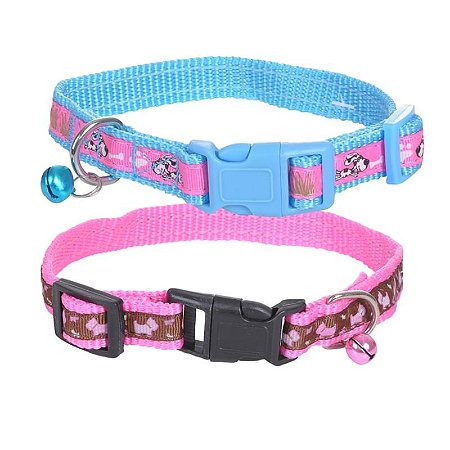 Coleira Meu Pet - Tamanho M - Cores Sortidas - Unidade