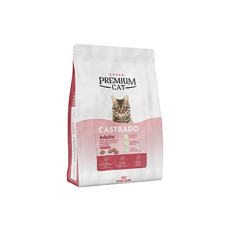 Ração Royal Canin Super Premium Cat para Gatos Adultos Castrados - 2,5Kg