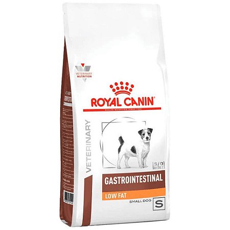 Ração Royal Canin Veterinary Diet Gastrointestinal Low Fat para Cães Adultos de Pequeno Porte - 7,5Kg
