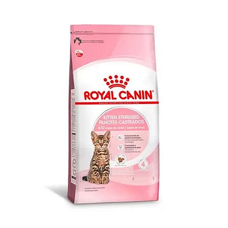 Ração Royal Canin Filhotes Castrados para Gatos de 6 a 12 meses - 1,5Kg