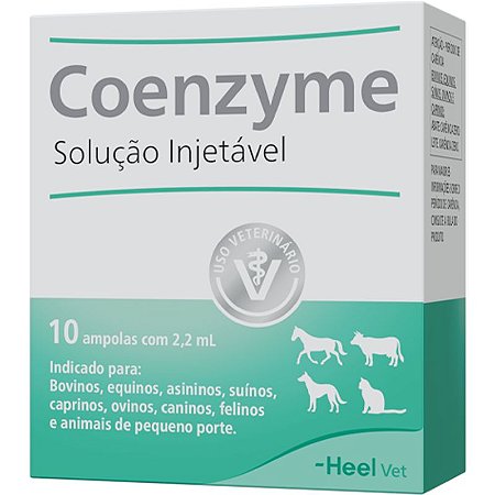 Coenzyme Injetável - 10 Ampolas de 2,2ml