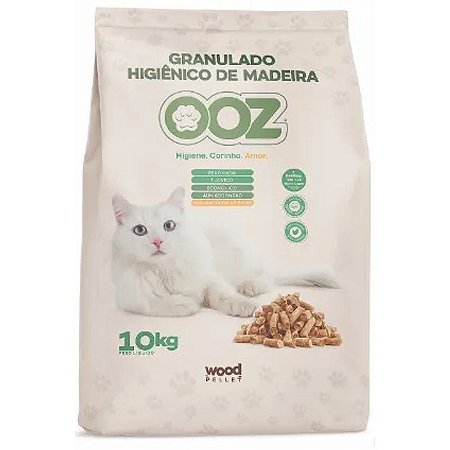 Granulado Higiênico de Madeira OOZ - 10Kg