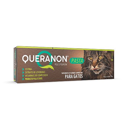 Suplemento Avert Queranon Pele e Pelagem em Pasta para Gatos - 70g