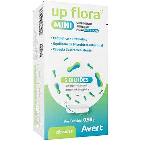 Up Flora Mini Probiótico - 8 Cápsulas