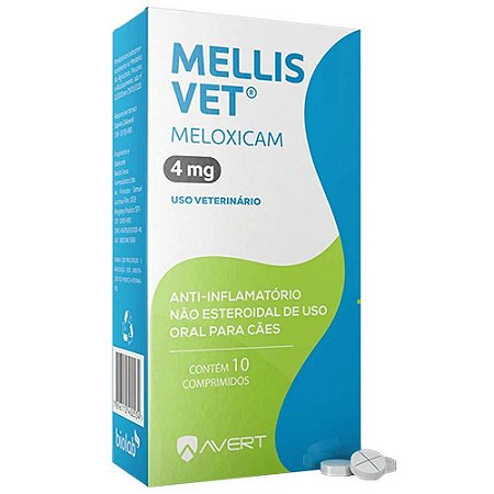 Mellis Vet 4mg - para cães de 20Kg a 40Kg