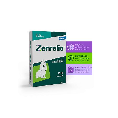 Zenrelia Elanco 8,5 mg para Cães - 30 Comprimidos