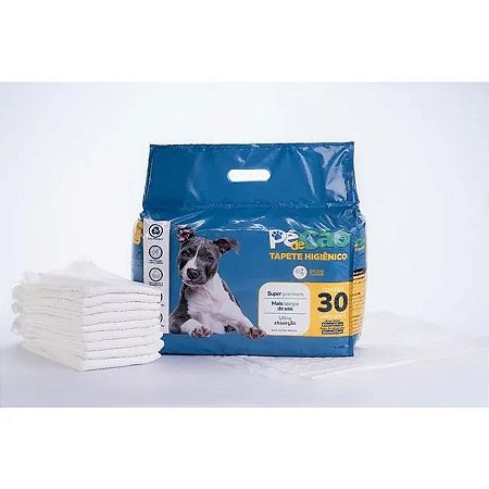 Tapete Higiênico Pé de Cão 60x60 - 30 unidades