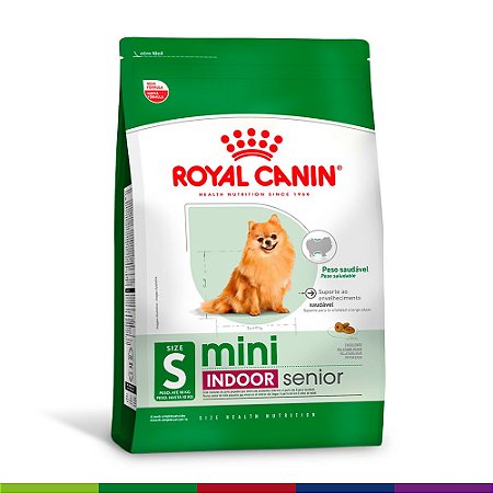 Ração Seca Royal Canin Mini Indoor Senior Porte Pequeno com 8 Anos ou mais - 7,5Kg