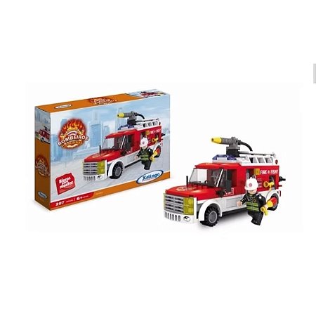 BLOCOS PARA MONTAR BOMBEIROS CAMINHÃO