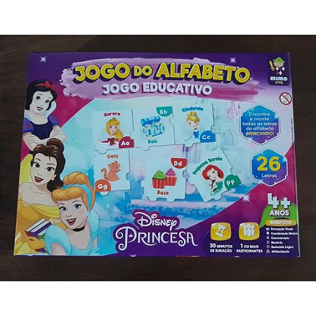 JOGO EDUCATIVO DISNEY PRINCESA