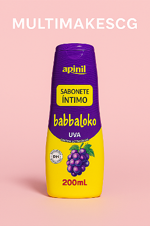 Sabonete Íntimo Apinil Babbaloko Uva - 200ml
