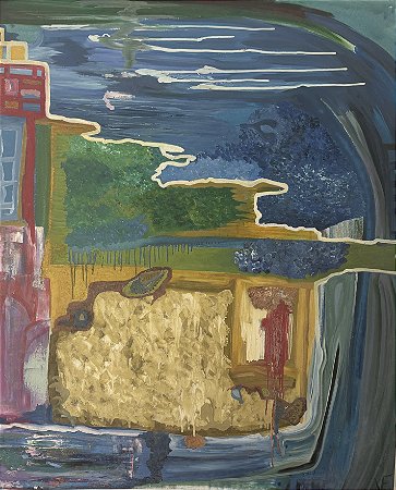 LAND BATHED BY RIVER AND SEA