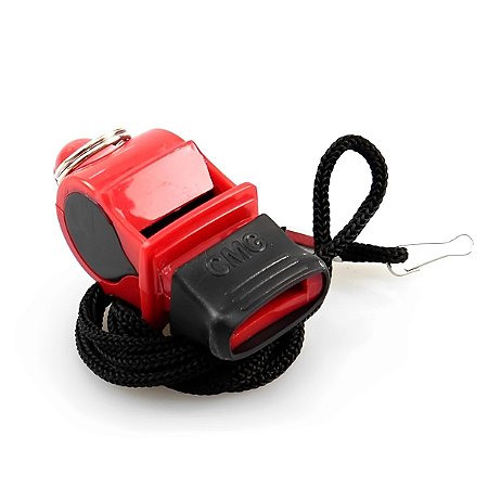 Apito Gold Sports Comet com Cordão e Protetor Bucal de Silicone - Profissional