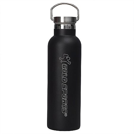 Garrafa Térmica Gold Sports Retro 500 ml Dupla Parede Aço Inoxidável 304 - 500 Ml