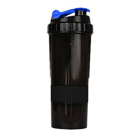 Garrafa Coqueteleira Gold Sports Big 750ml organizador de comprimidos e proteína em pó