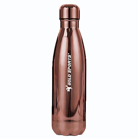 Garrafa Térmica Gold Sports Brass  em Aço Inoxidável 304 - 500ml