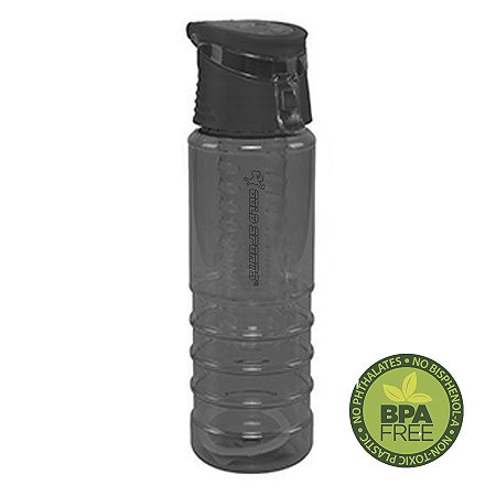 Garrafa Squeeze Gold Sports Gym Com Infusor - 800ml