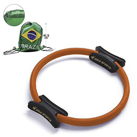 Anel Para Pilates Gold Sports Power Cor:Laranja;Tamanho:Único;Gênero:Masculino+Feiminino