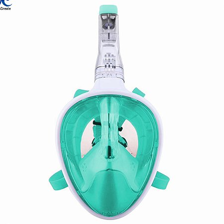 Mascara Subaquática de de Mergulho Full Face Gold Sports Com Snorkel