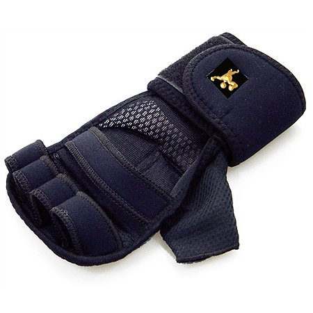 Luva Fitness Gold Sports de Neoprene c/ Polegar e Munhequeira