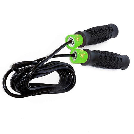 Corda de Pular com Rolamento Gold Sports Beta de Poliuretano 6mm Com Regulagem de Tamanho