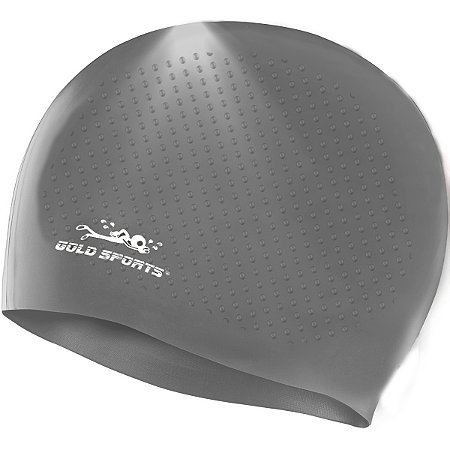 Touca De Natação Gold Sports Massagem De Silicone