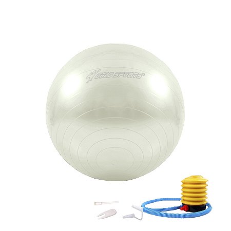 Bola  de Ginástica Gold Sports Pro 55cm Com Bomba de Encher Anti Explosão