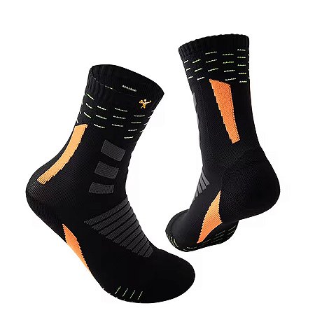 Meia Esportiva Gold Sports Super Star Elite Profissional  Anti - Sleep Adulto