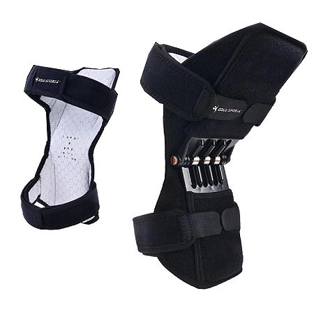 Joelheira De Resistência Gold Sports Pro3 Articulada Com Mola
