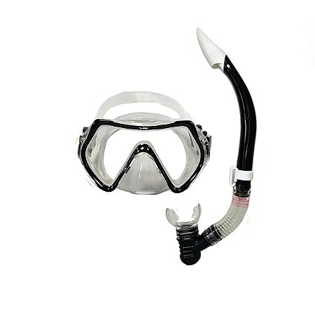 Kit Mergulho Gold Sports Pacific Diver Silicone