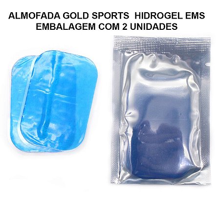 Kit Adesivo Gold Sports Gel Para Aparelho Ems Abdominal - 3 Envelopes Com 2 unidades cada