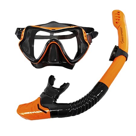 Kit de Mergulho De Mergulho Gold Sports Diver Pro Silicone Ultra