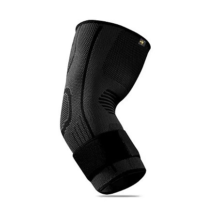 Cotoveleira Elástica Gold Sports 3D Premium Compressão Com Bandagem Ajustável - 1 unidade
