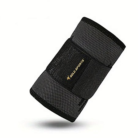 Munhequeira Elástica Gold Sports Pro de Compressão  Térmica Com Bandagem